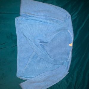 Cross Cross Cropped Sweater